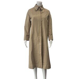 $798 NWT Vince Tan Camel Utility Collared Trench Coat size XXS (defects)